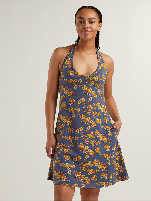 Toad & Co Samba Halter Dress with Built-in Bra