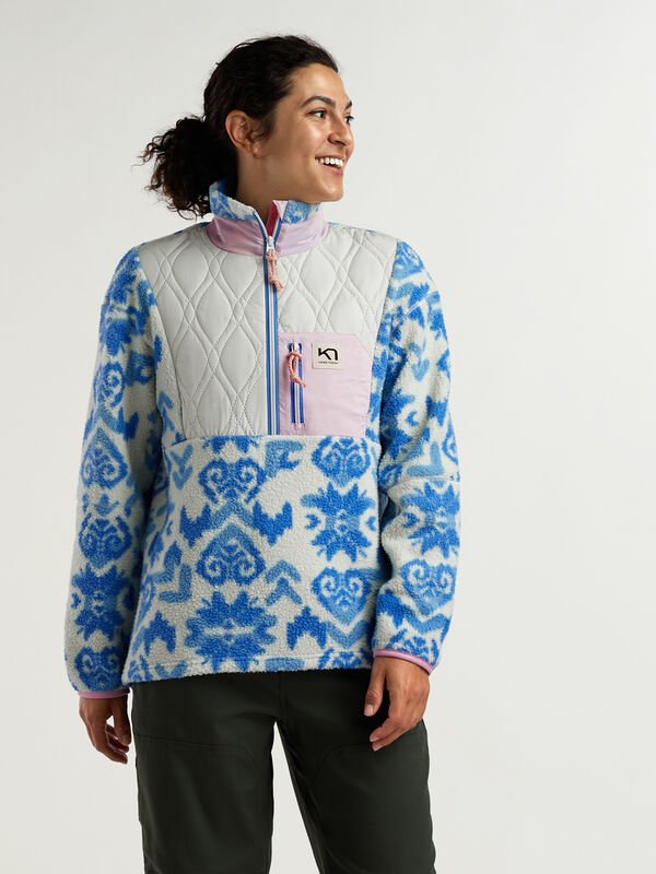 Kari Traa Rothe Women Quilted 1/2 Zip Pullover