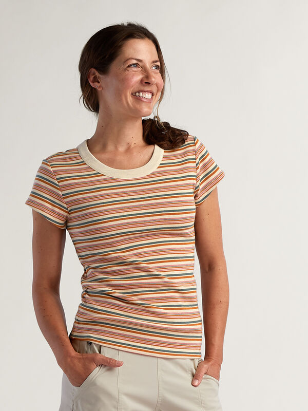 Headlands Ribbed Short Sleeve T Shirt