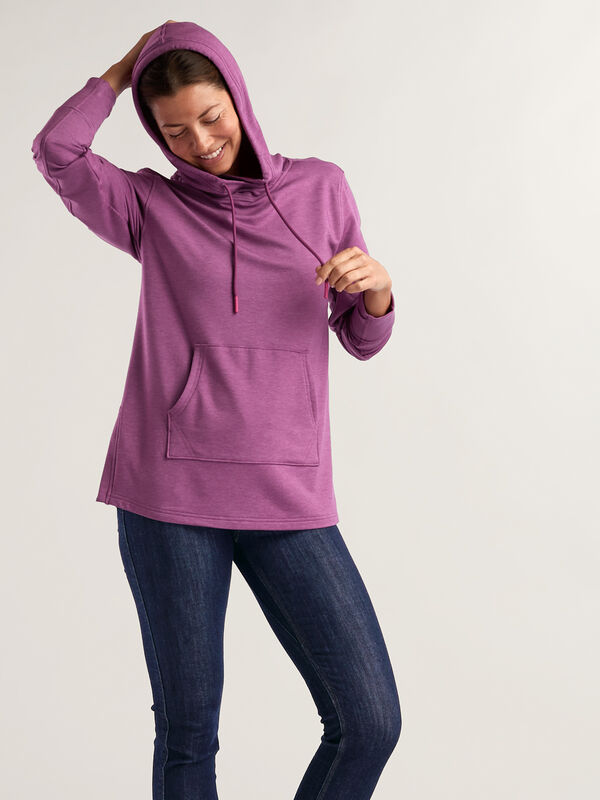 Women's French Terry Hoodie: Cabrillo Buttercup