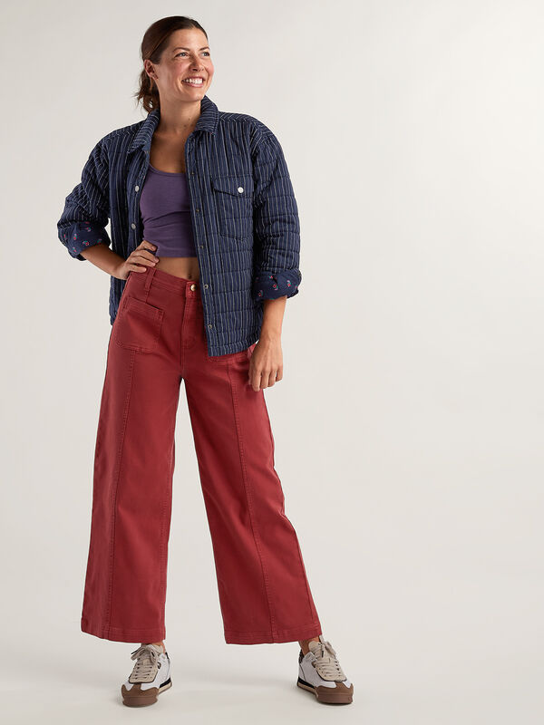 Toad&Co Women's Linden Wide Leg Canvas Pants