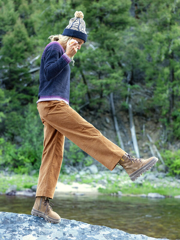 Women's Corduroy Miraculous Wide Leg Cropped Pants