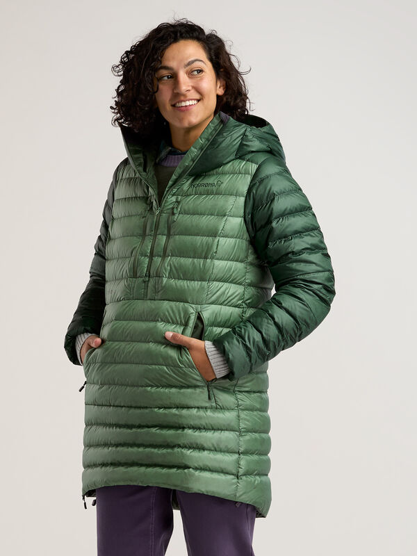 Noronna Women's Ultralight Down800 Long Anorak Jacket