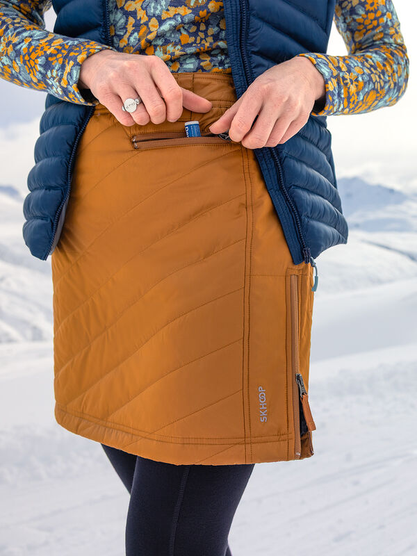 SKHOOP Women&rsquo;s Sandy Bun Warmer Puffer Skirt