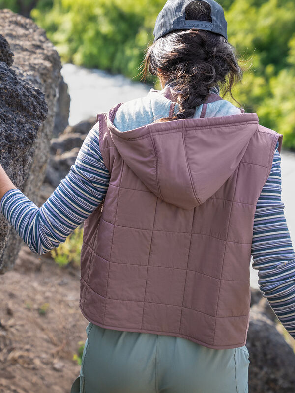 Women's Lightweight Quillted Vest: Pinyon
