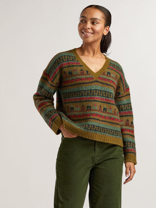 Toad & Co Women&rsquo;s Toddy V Neck Sweater Cozy Layer