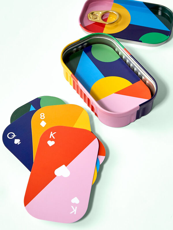 Tinned Goods Travel Playing Cards Tin Set